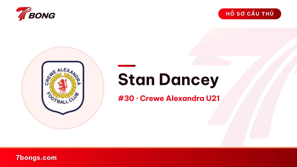Stan Dancey — Crewe Alexandra U21