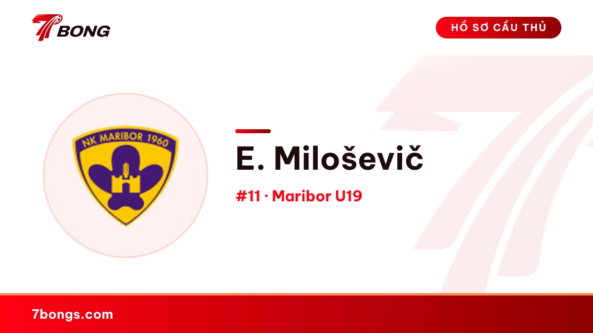 E. Miloševič — Maribor U19