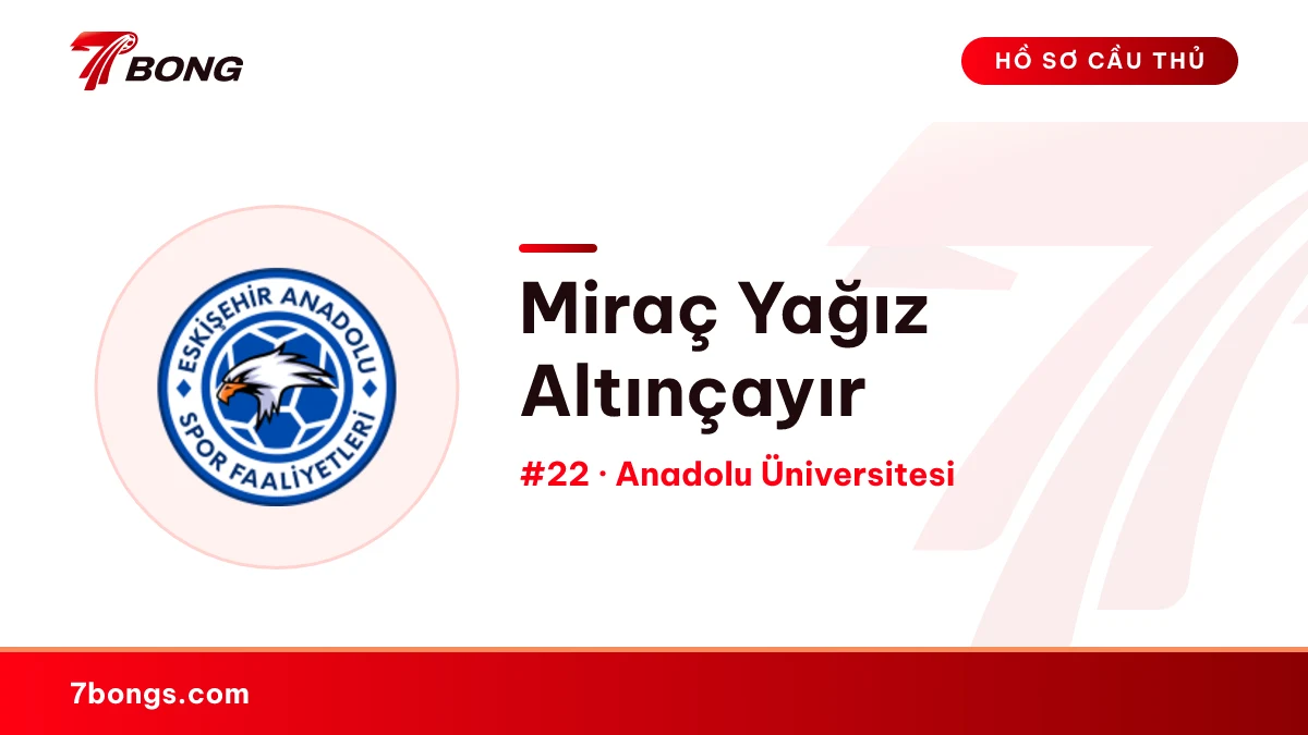 Miraç Yağız Altınçayır — Anadolu Üniversitesi