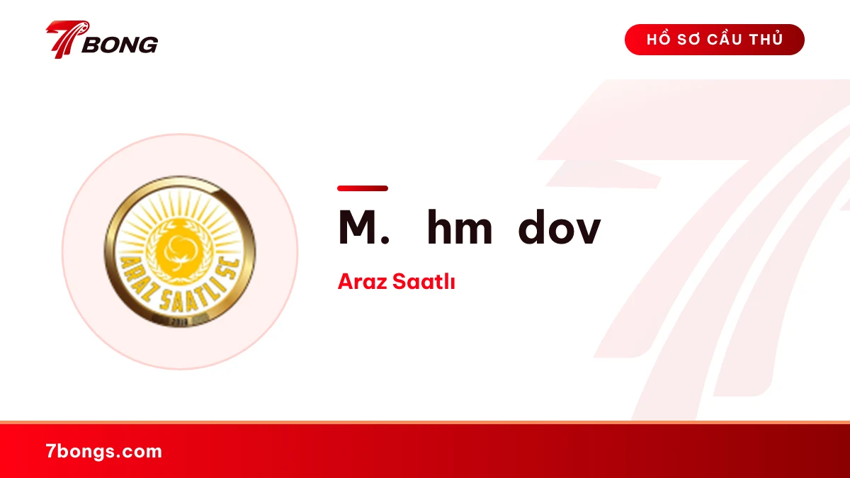 M. Əhmədov — Araz Saatlı