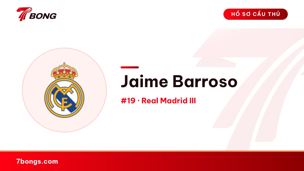 Jaime Barroso — Real Madrid III