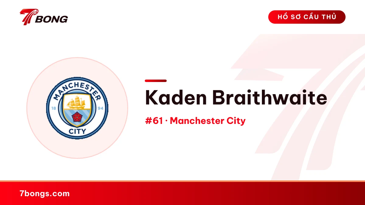 Kaden Braithwaite — Manchester City