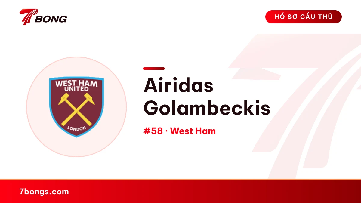 Airidas Golambeckis — West Ham