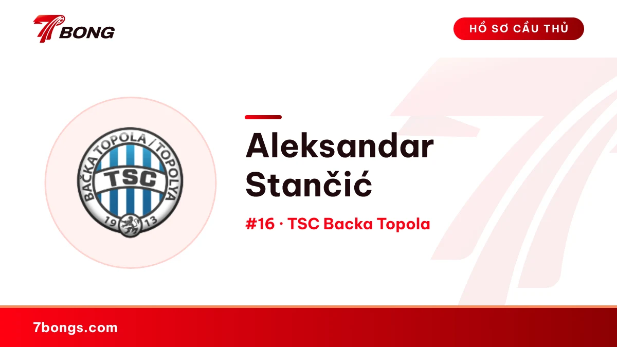 Aleksandar Stančić — TSC Backa Topola
