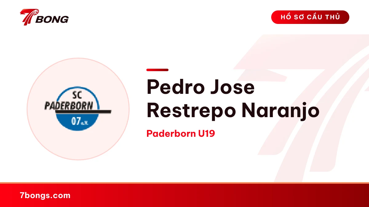 Pedro Jose Restrepo Naranjo — Paderborn U19