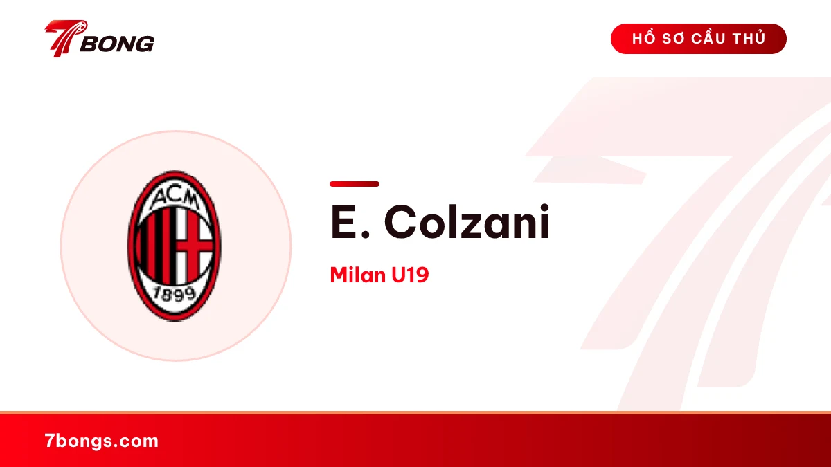 E. Colzani — Milan U19