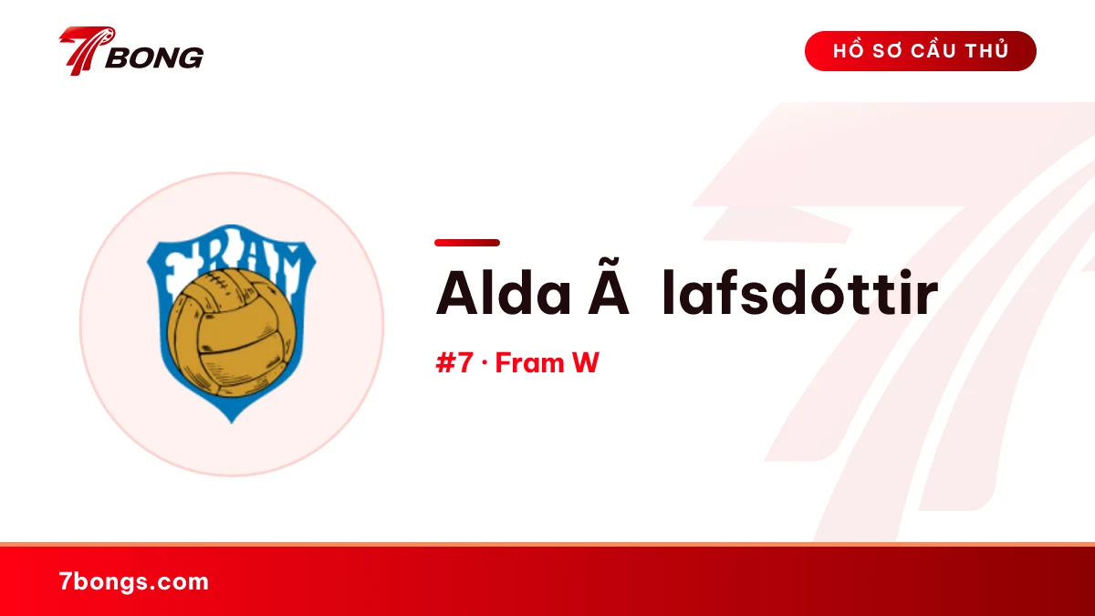Alda Ãlafsdóttir — Fram W