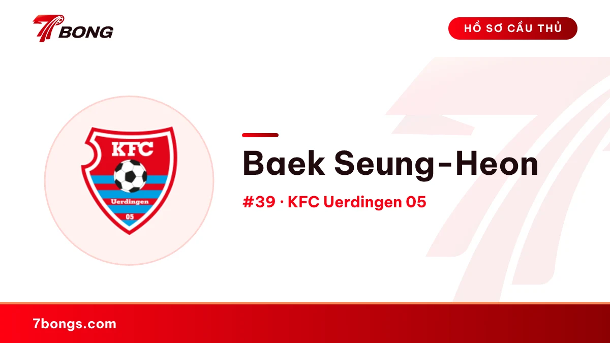 Baek Seung-Heon — KFC Uerdingen 05