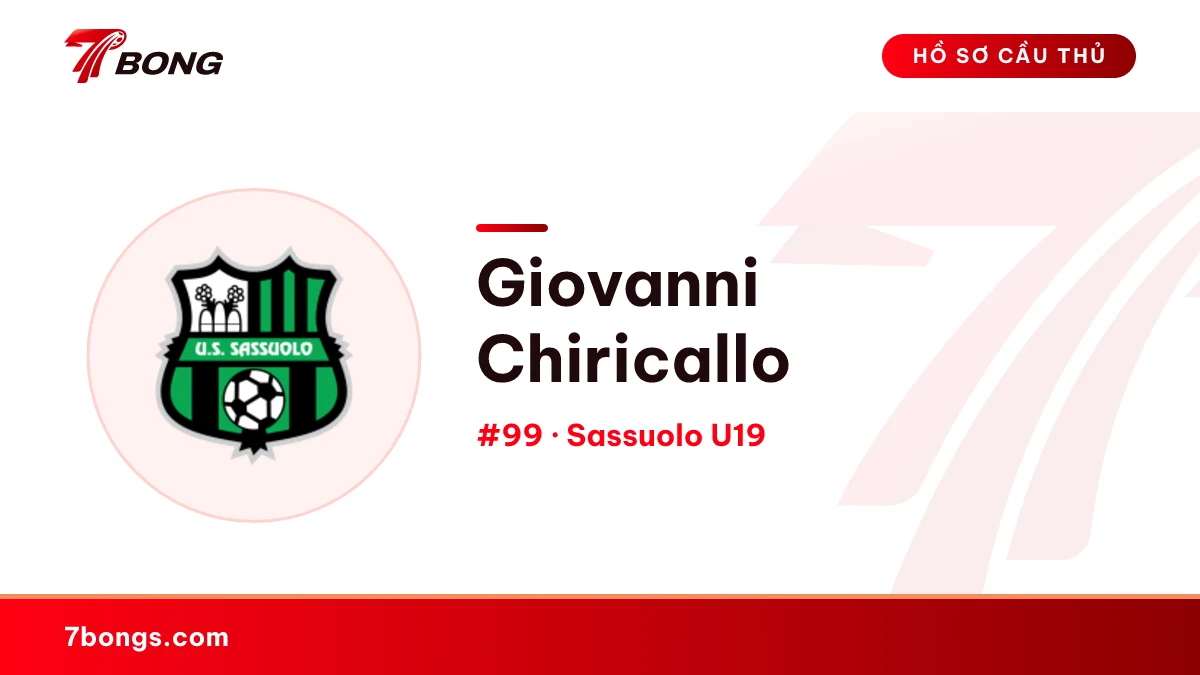 Giovanni Chiricallo — Sassuolo U19