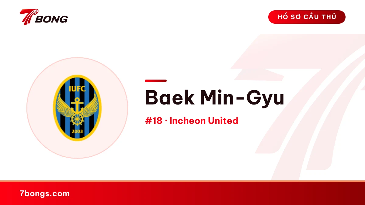 Baek Min-Gyu — Incheon United