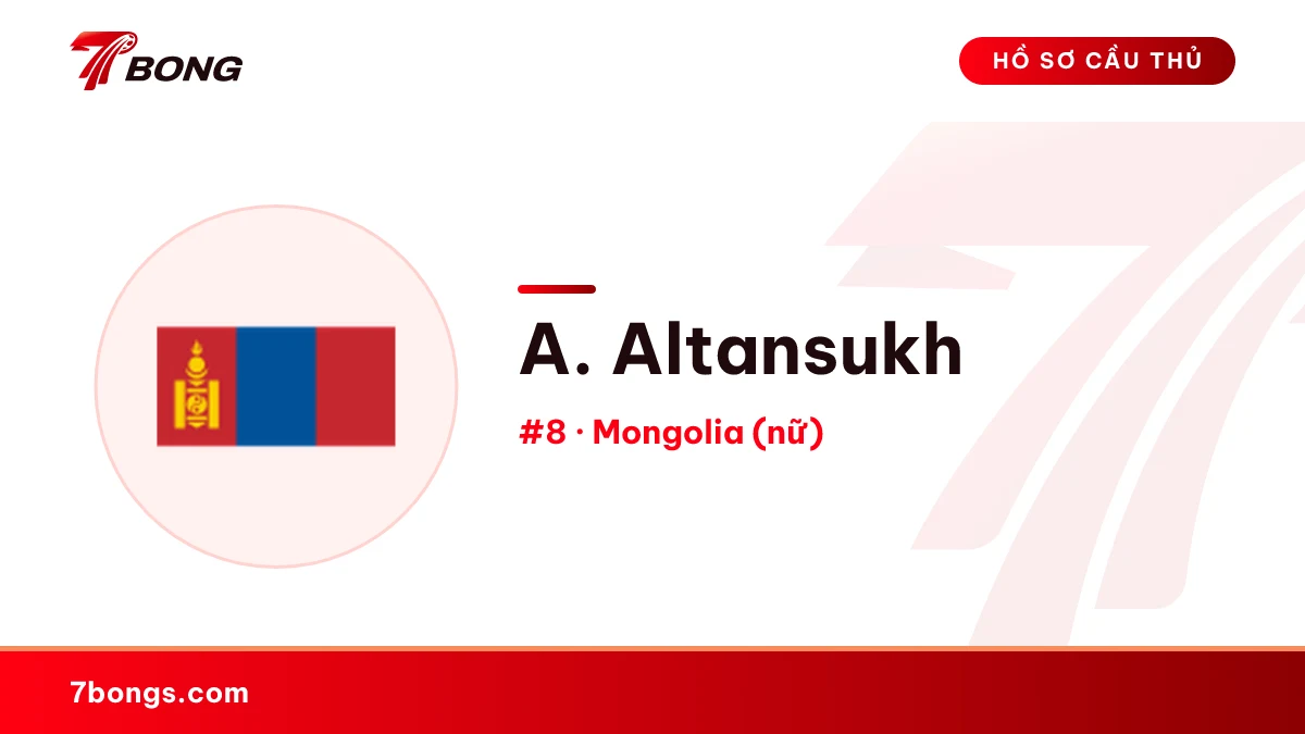 A. Altansukh — Mongolia (nữ)