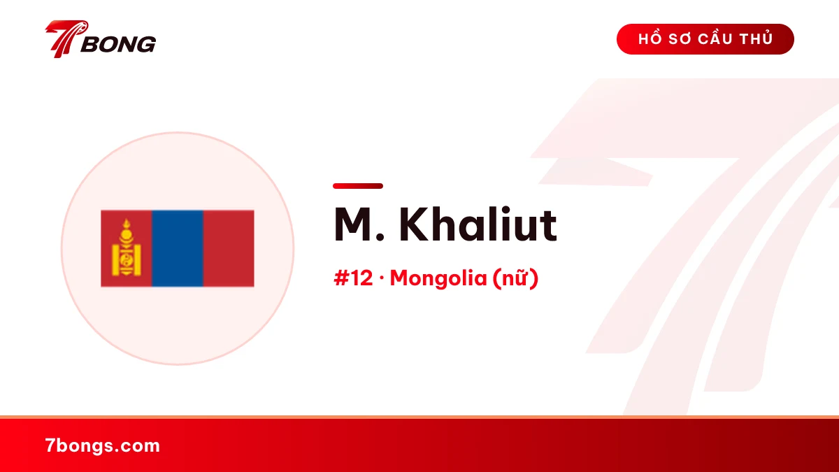 M. Khaliut — Mongolia (nữ)