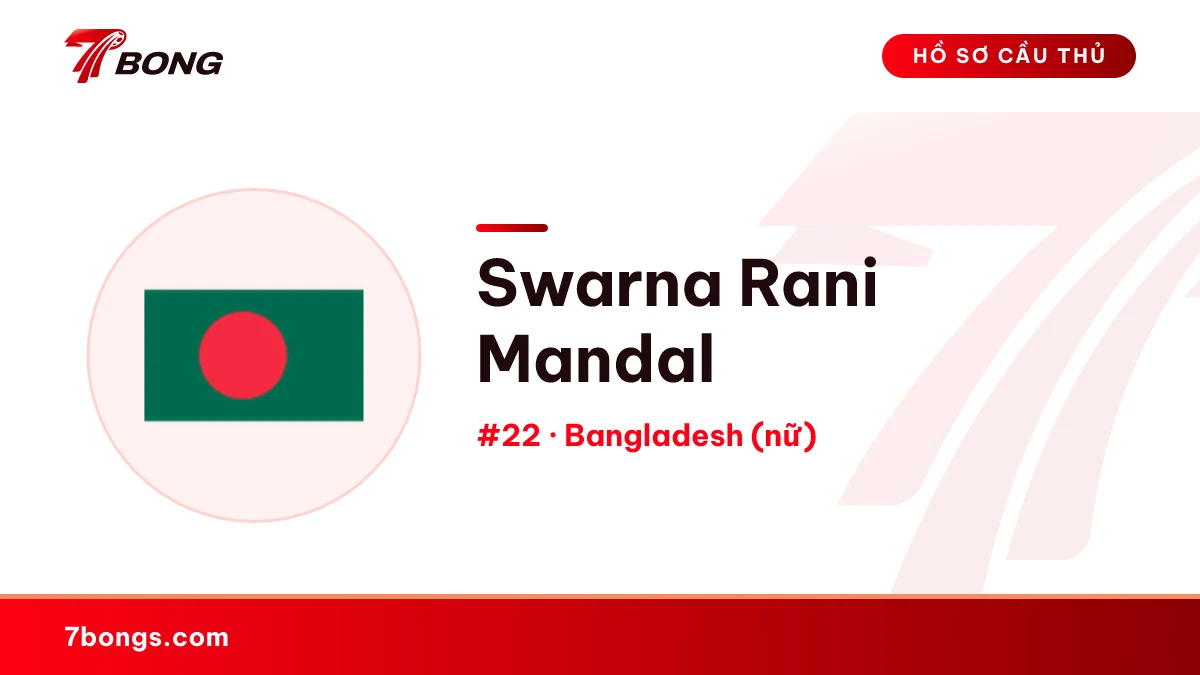 Swarna Rani Mandal — Bangladesh (nữ)