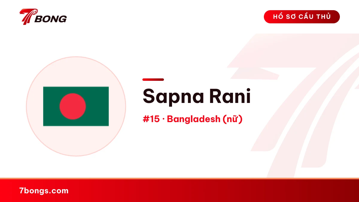 Sapna Rani — Bangladesh (nữ)