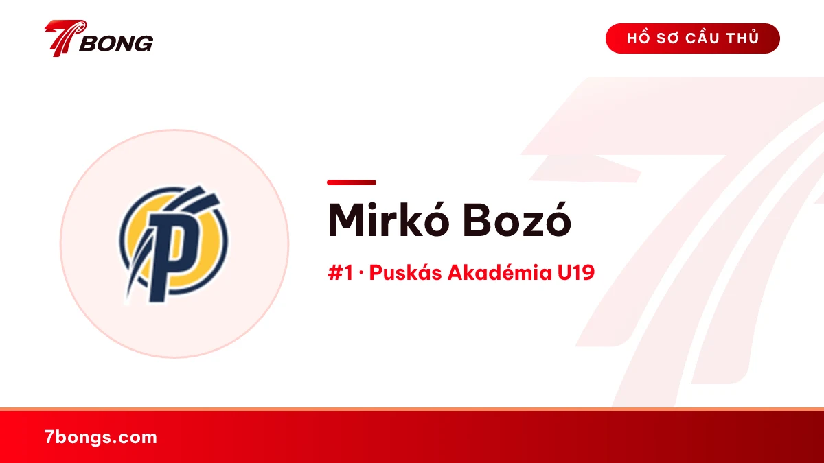 Mirkó Bozó — Puskás Akadémia U19