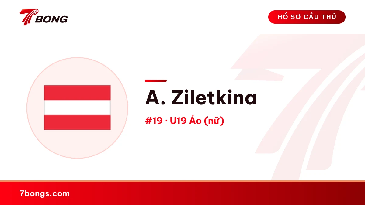 A. Ziletkina — U19 Áo (nữ)