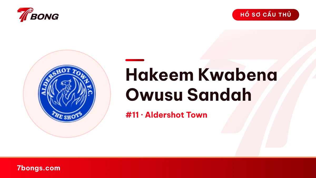 Hakeem Kwabena Owusu Sandah — Aldershot Town
