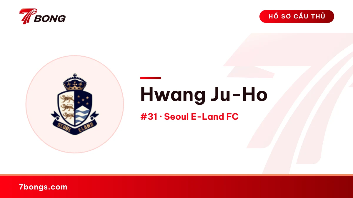 Hwang Ju-Ho — Seoul E-Land FC