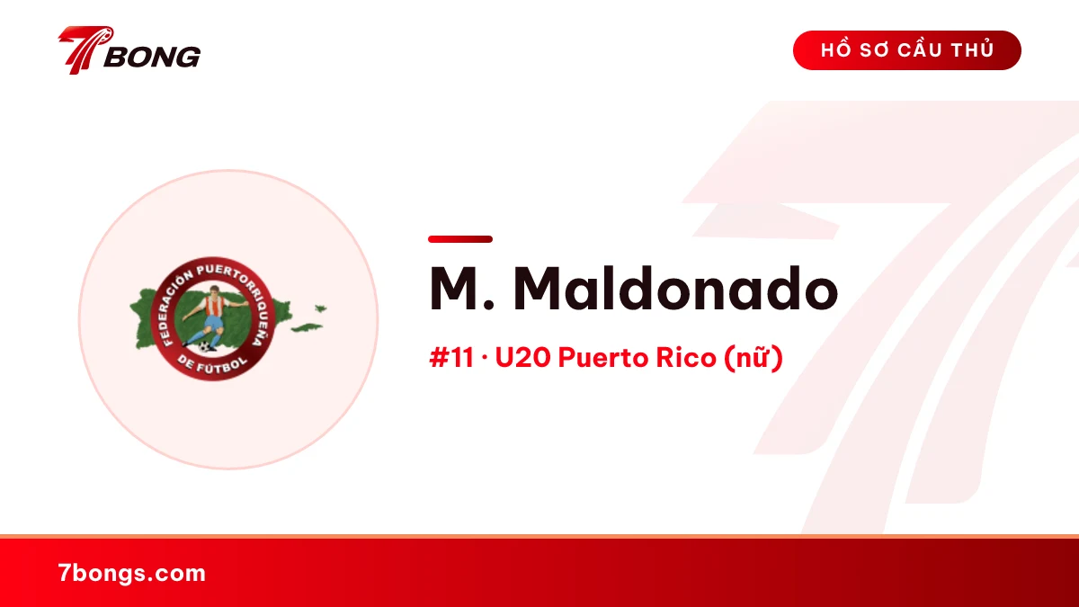 M. Maldonado — U20 Puerto Rico (nữ)