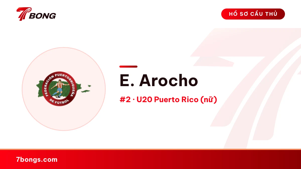 E. Arocho — U20 Puerto Rico (nữ)