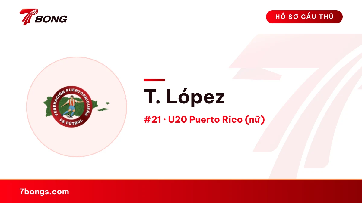 T. López — U20 Puerto Rico (nữ)
