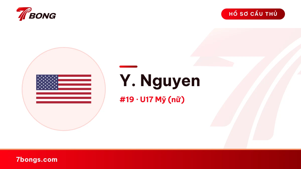 Y. Nguyen — U17 Mỹ (nữ)