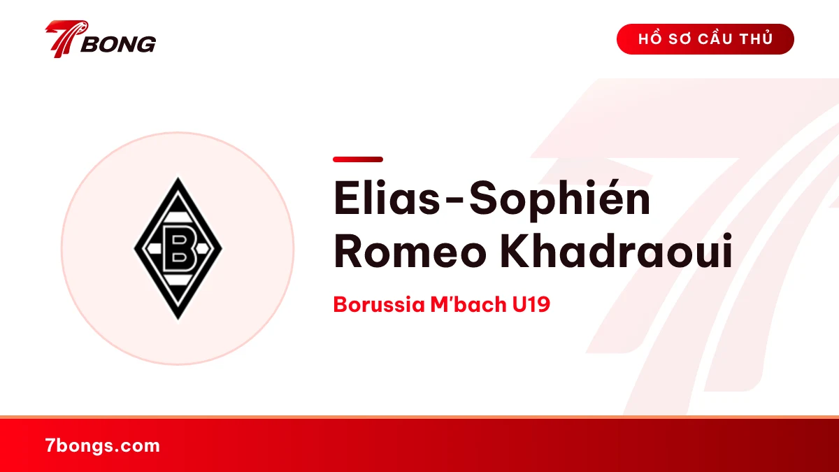 Elias-Sophién Romeo  Khadraoui — Borussia M'bach U19