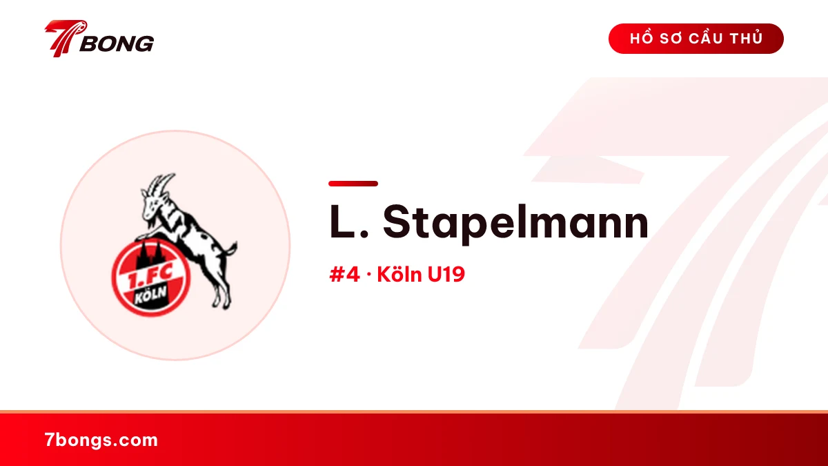 L. Stapelmann — Köln U19