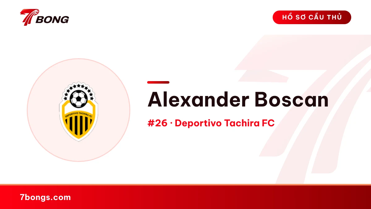 Alexander Boscan — Deportivo Tachira FC