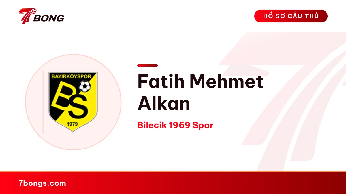 Fati̇h Mehmet Alkan — Bilecik 1969 Spor