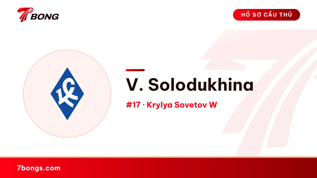 V. Solodukhina — Krylya Sovetov W