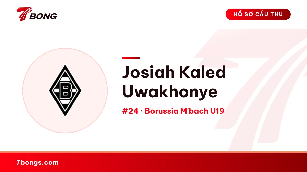 Josiah Kaled Uwakhonye — Borussia M'bach U19