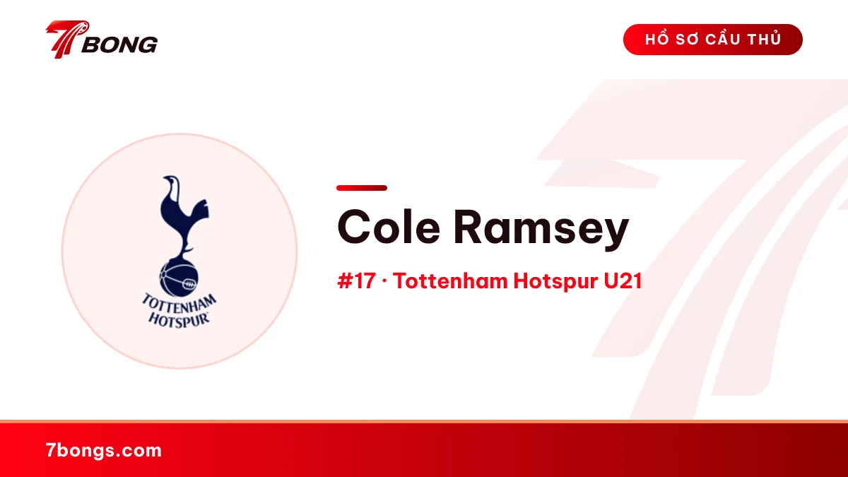 Cole Ramsey — Tottenham Hotspur U21
