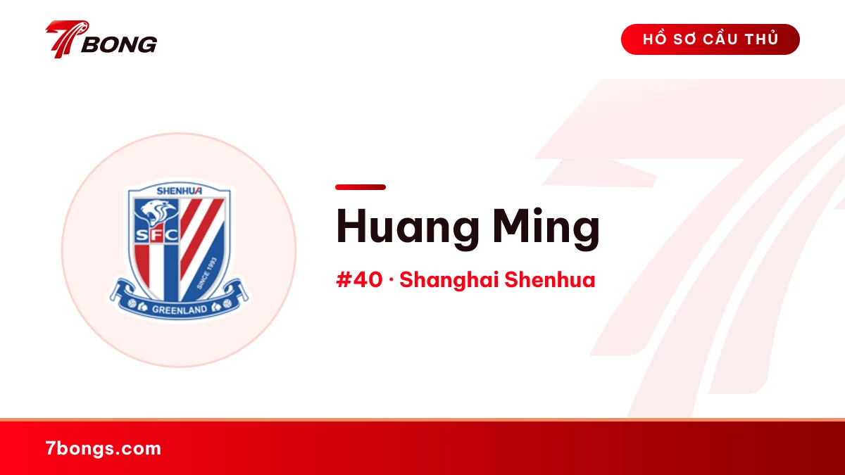 Huang Ming — Shanghai Shenhua