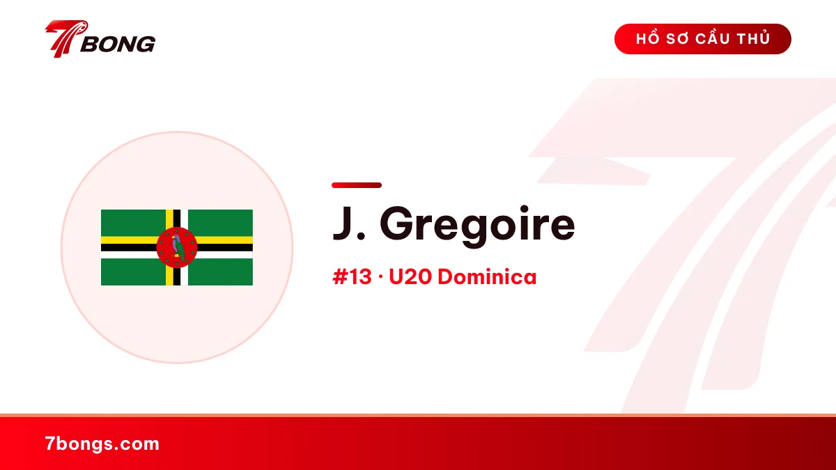 J. Gregoire — U20 Dominica