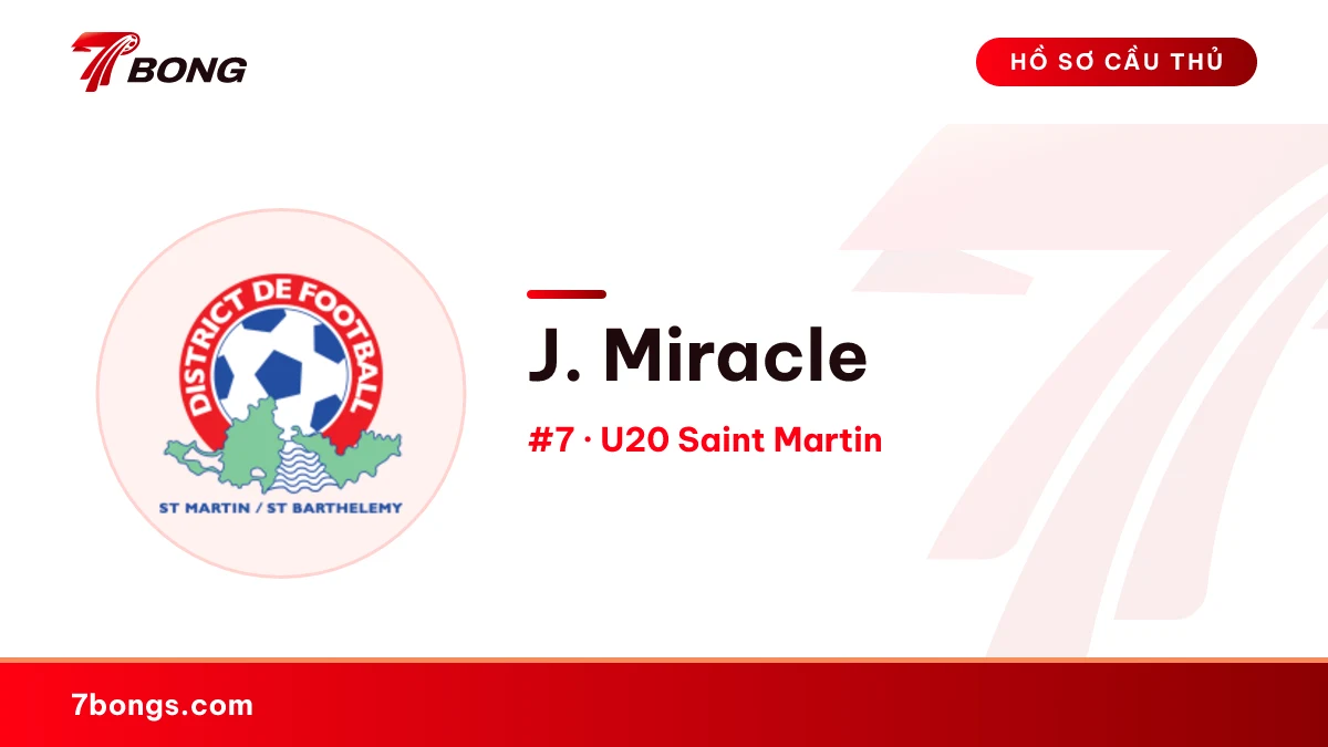 J. Miracle — U20 Saint Martin
