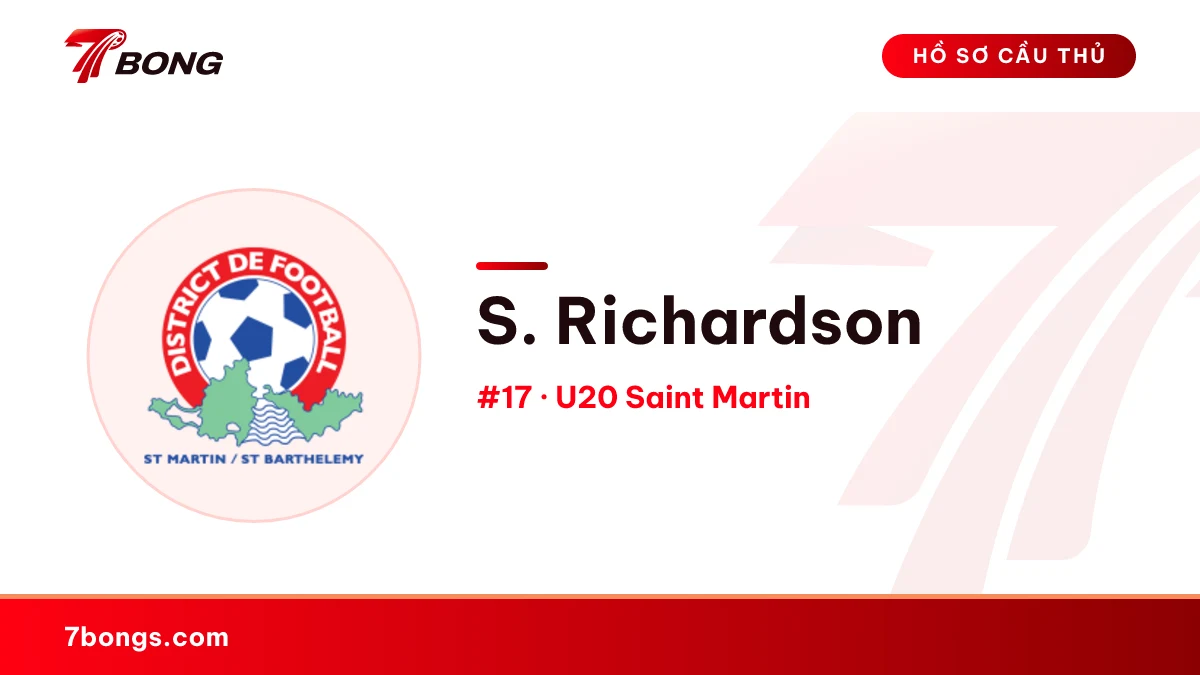 S. Richardson — U20 Saint Martin