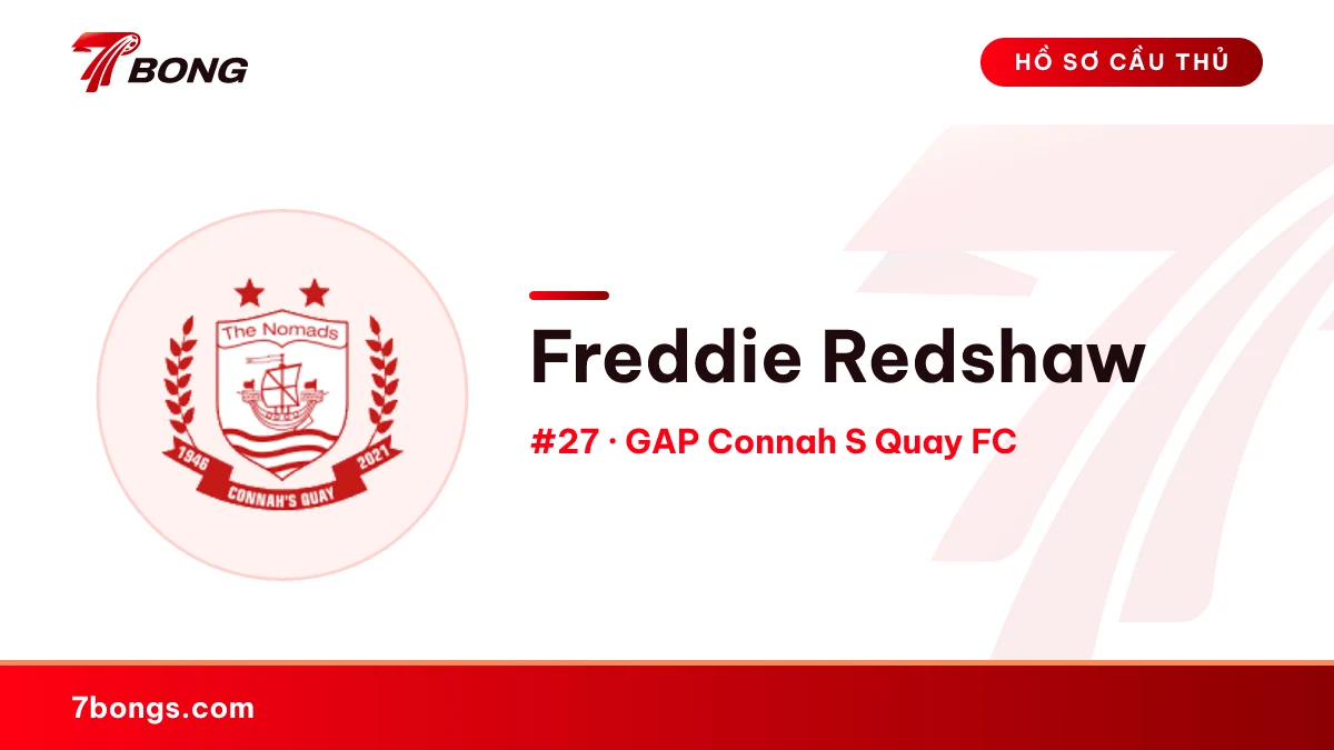 Freddie Redshaw — GAP Connah S Quay FC