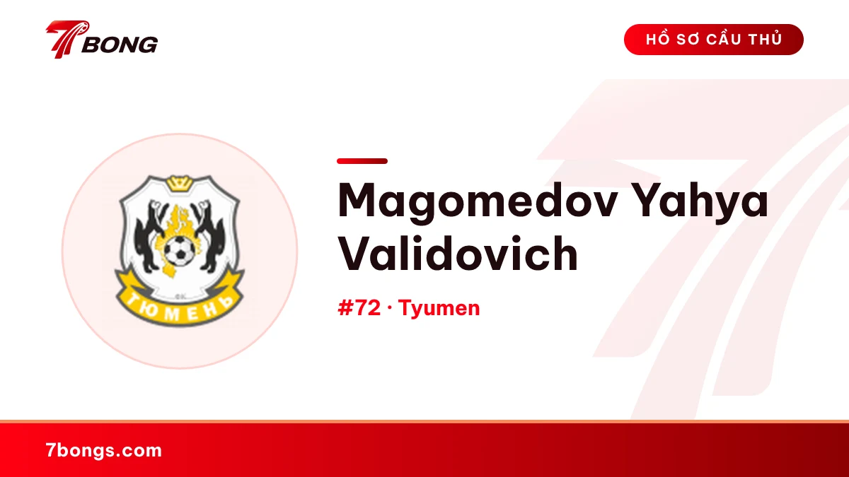 Magomedov Yahya Validovich — Tyumen