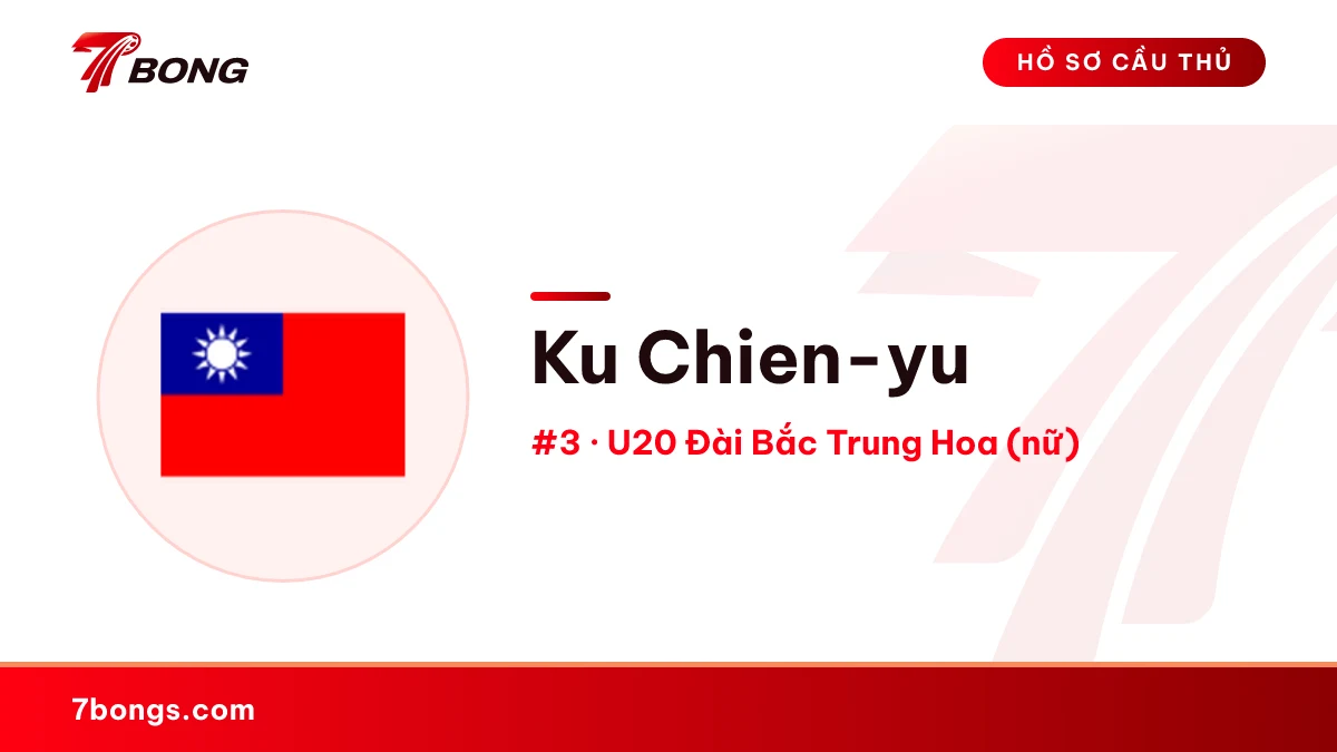 Ku Chien-yu — U20 Đài Bắc Trung Hoa (nữ)