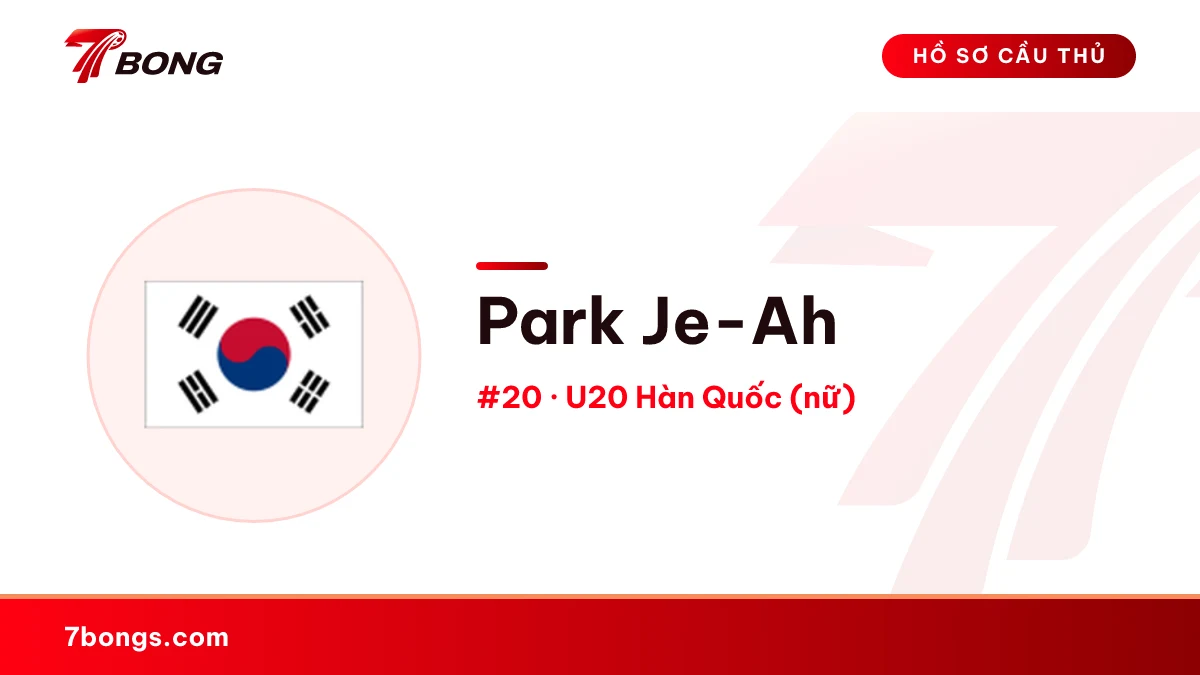 Park Je-Ah — U20 Hàn Quốc (nữ)