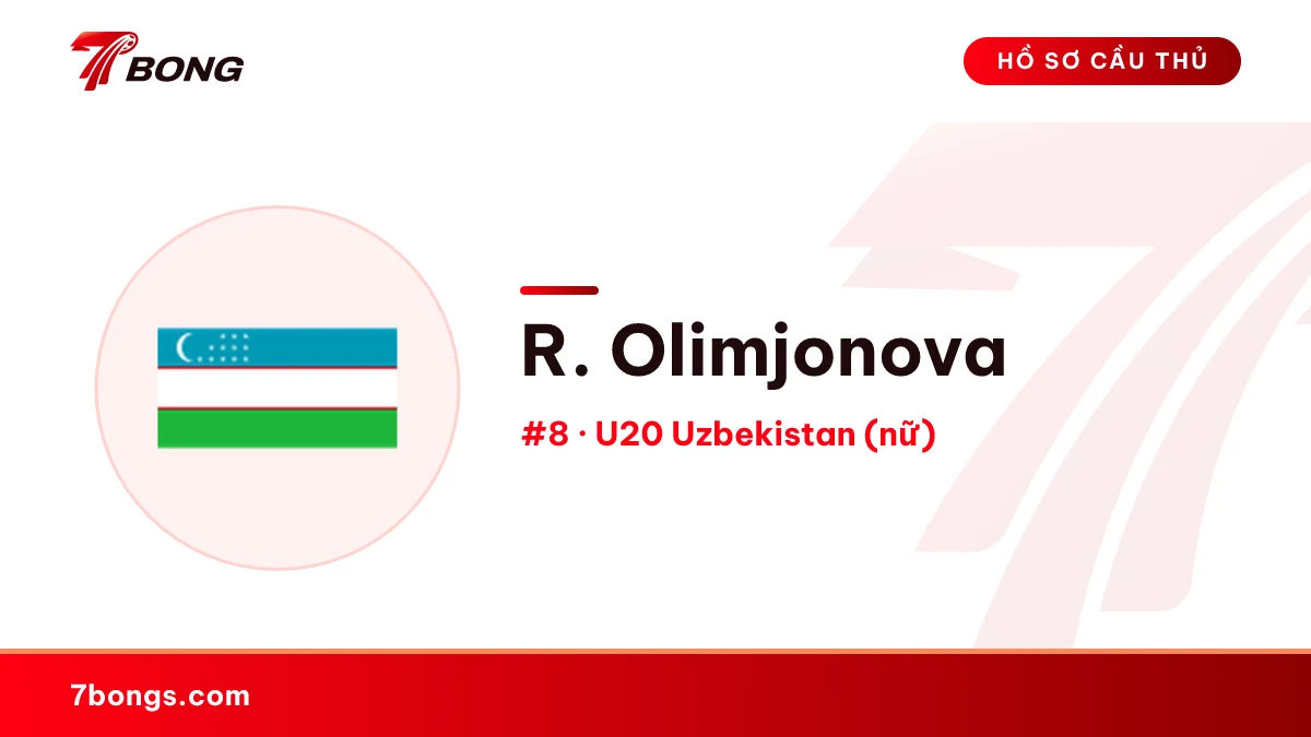 R. Olimjonova — U20 Uzbekistan (nữ)