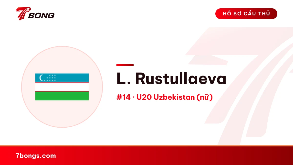 L. Rustullaeva — U20 Uzbekistan (nữ)