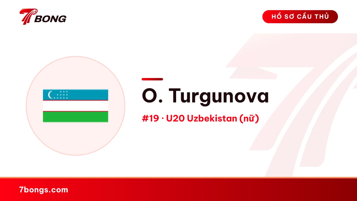 O. Turgunova — U20 Uzbekistan (nữ)