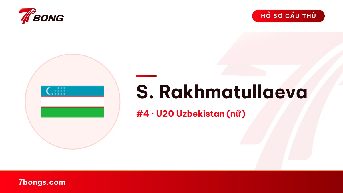 S. Rakhmatullaeva — U20 Uzbekistan (nữ)