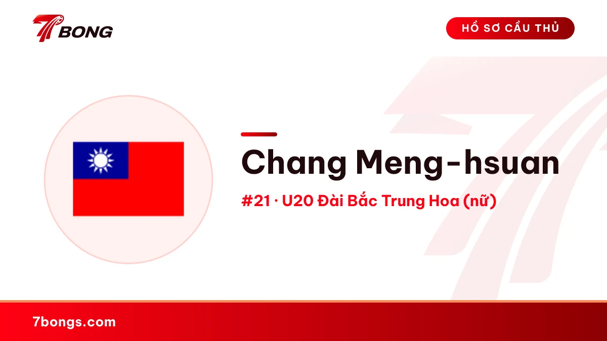 Chang Meng-hsuan — U20 Đài Bắc Trung Hoa (nữ)
