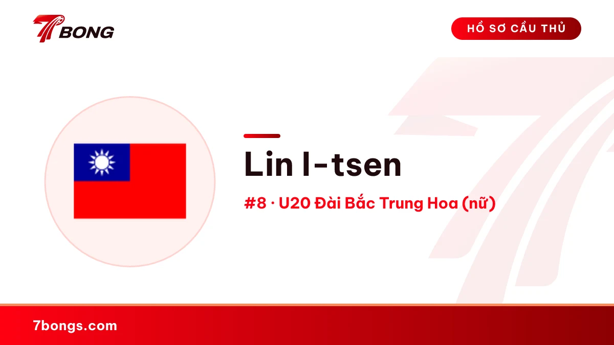 Lin I-tsen — U20 Đài Bắc Trung Hoa (nữ)