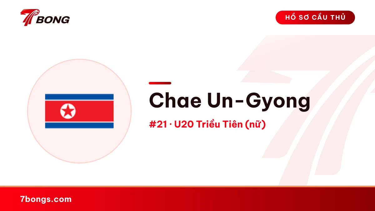 Chae Un-Gyong — U20 Triều Tiên (nữ)