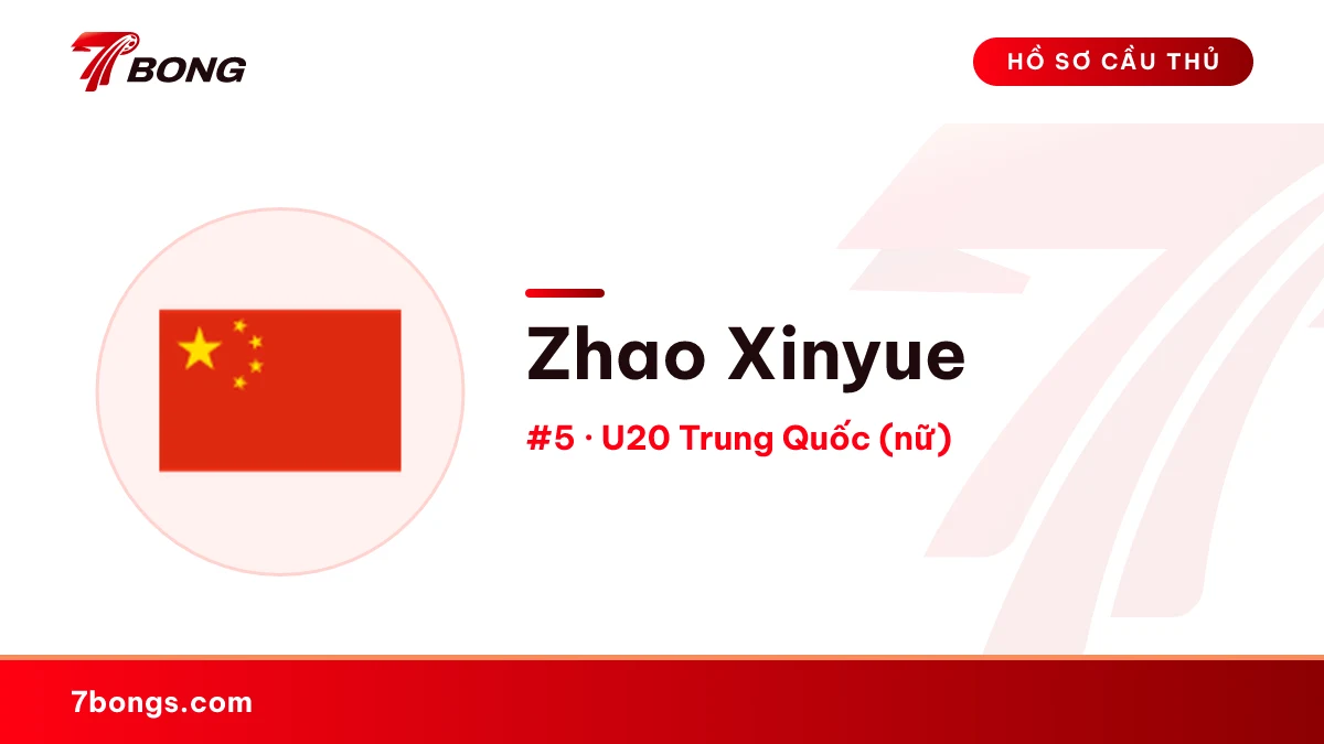 Zhao Xinyue — U20 Trung Quốc (nữ)