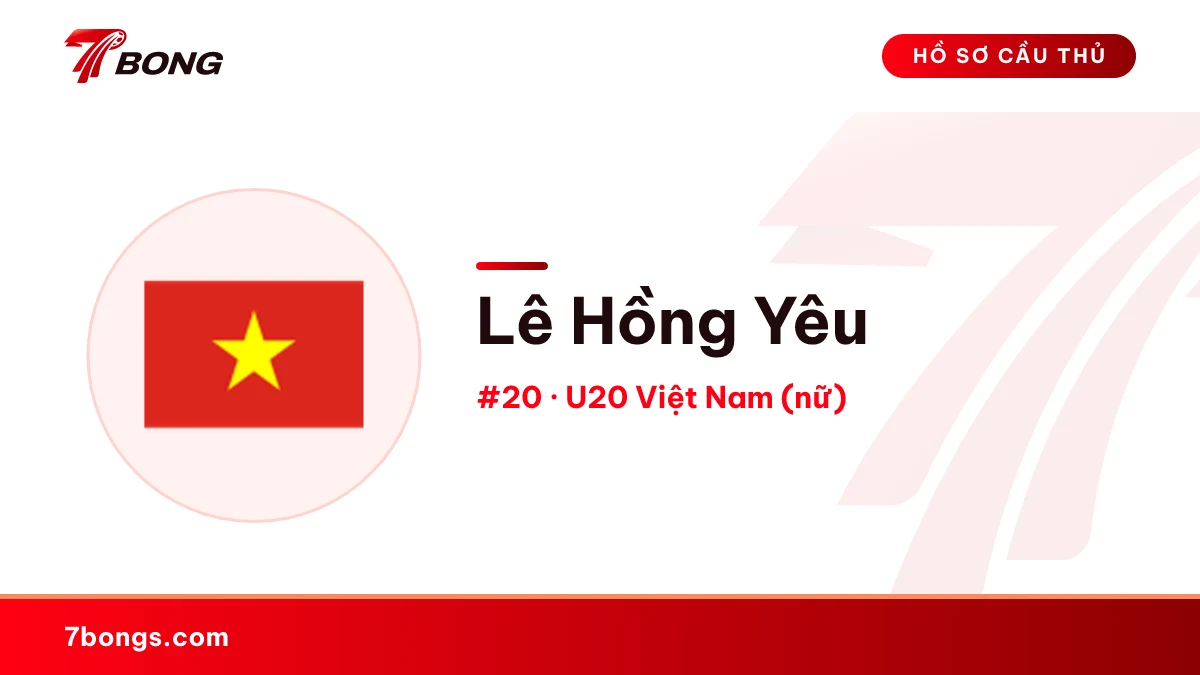 Lê Hồng Yêu — U20 Việt Nam (nữ)
